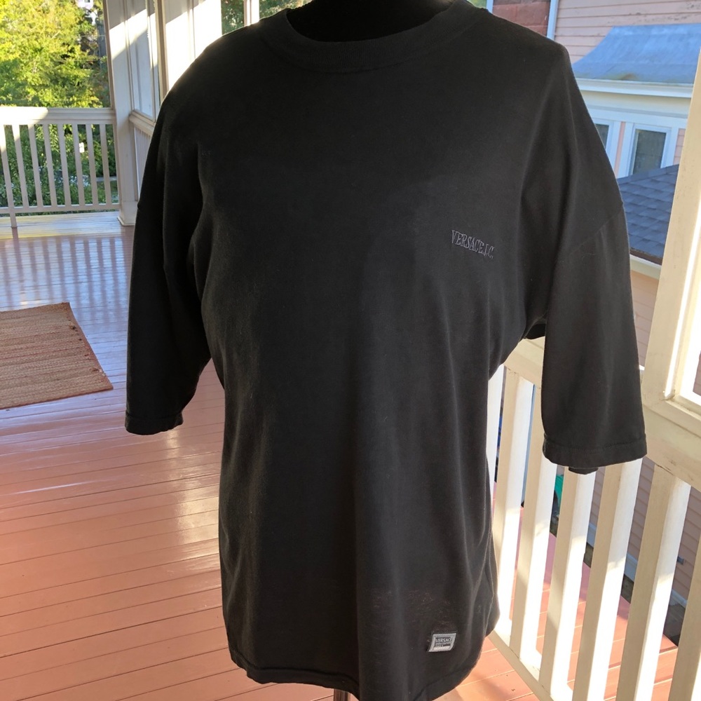 Authentic Versace T-shirt, black, men’s size L